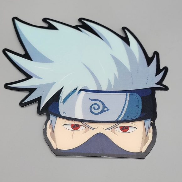 Naruto & Kakashi Holographic Lenticular Anime Decal, Waterproof Peeker Stickers - Picture 4 of 11
